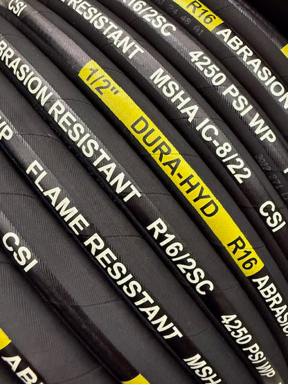 1/2" Abrasion Resistant 100R16/2SC 4,250 PSI Hose