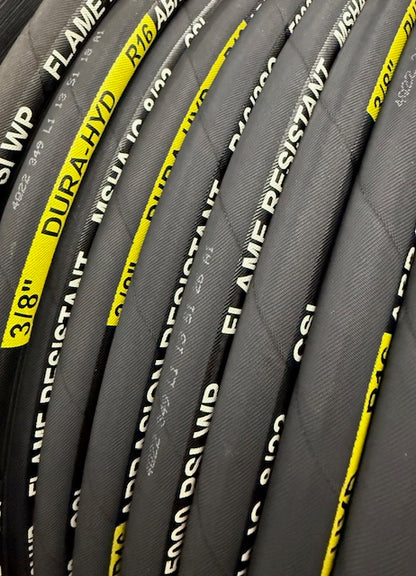 3/8" Abrasion Resistant 100R16/2SC 5,000 PSI Hose