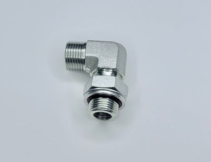 Light DIN Male x Male BSPP 90 Degree