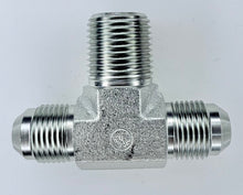 Male JIC x Male JIC x Male NPT(Pipe Thread) Tee