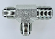 Male JIC x Male NPT(Pipe Thread) x Male JIC Tee