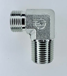 Male ORFS(Oring Face Seal) x Male NPT(Pipe Thread) 90 Degree