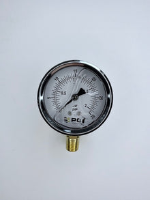 PCLG Series Liquid Filled 2-1/2" Bottom Mount SS Gauge 1/4" NPT